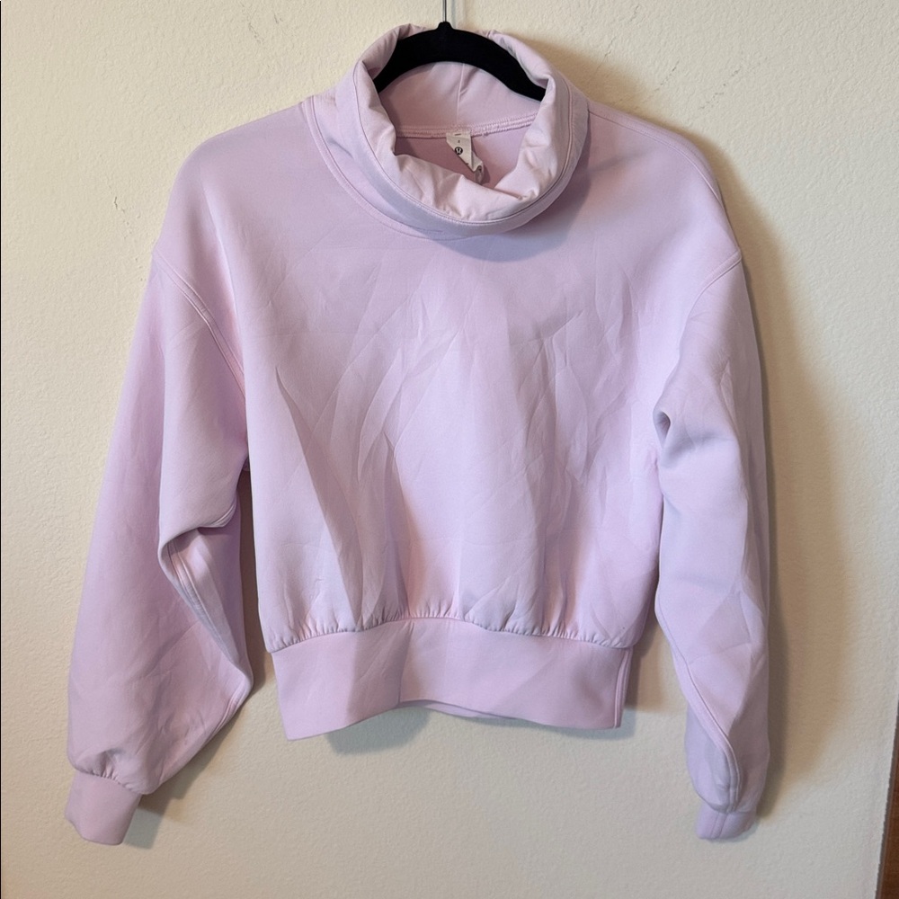 Lululemon Light pink Full Flourish Pullover sweatshirt size 2